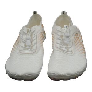 NWT HF Healthy Freedom White Peach Barefoot Athletic Sneakers Women's 41 Hiking